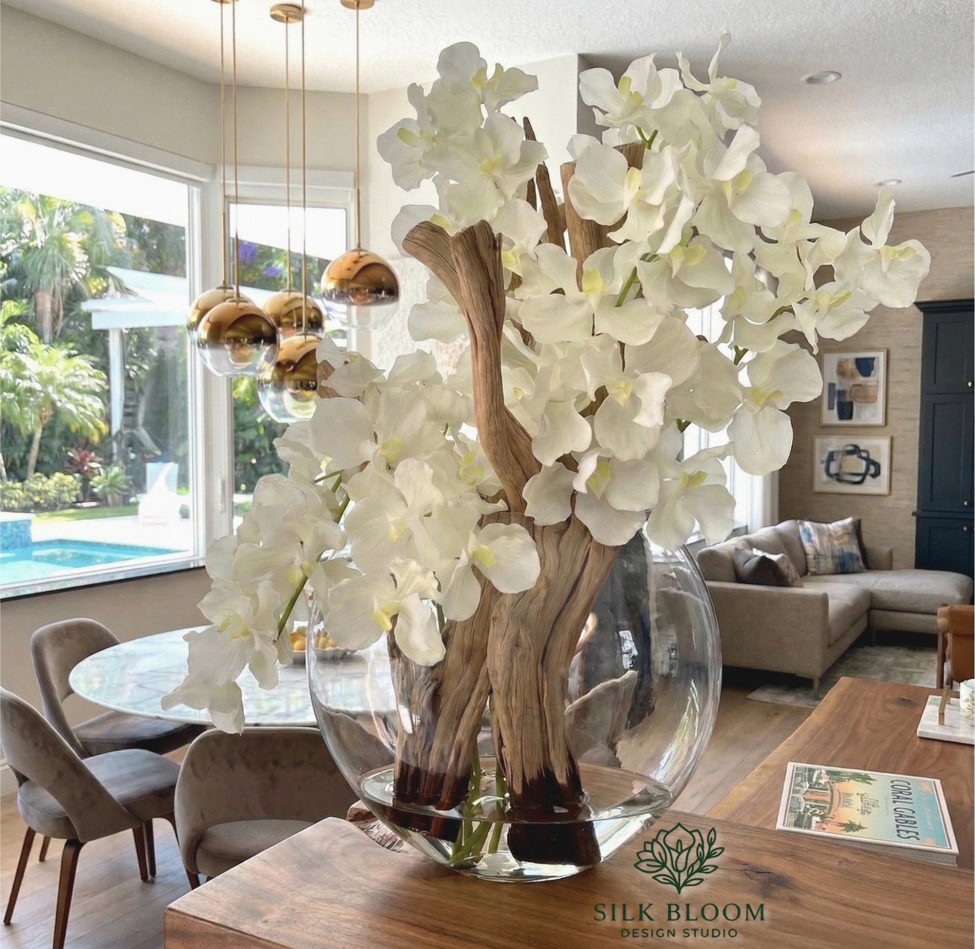 The Orchid & Driftwood Centerpiece