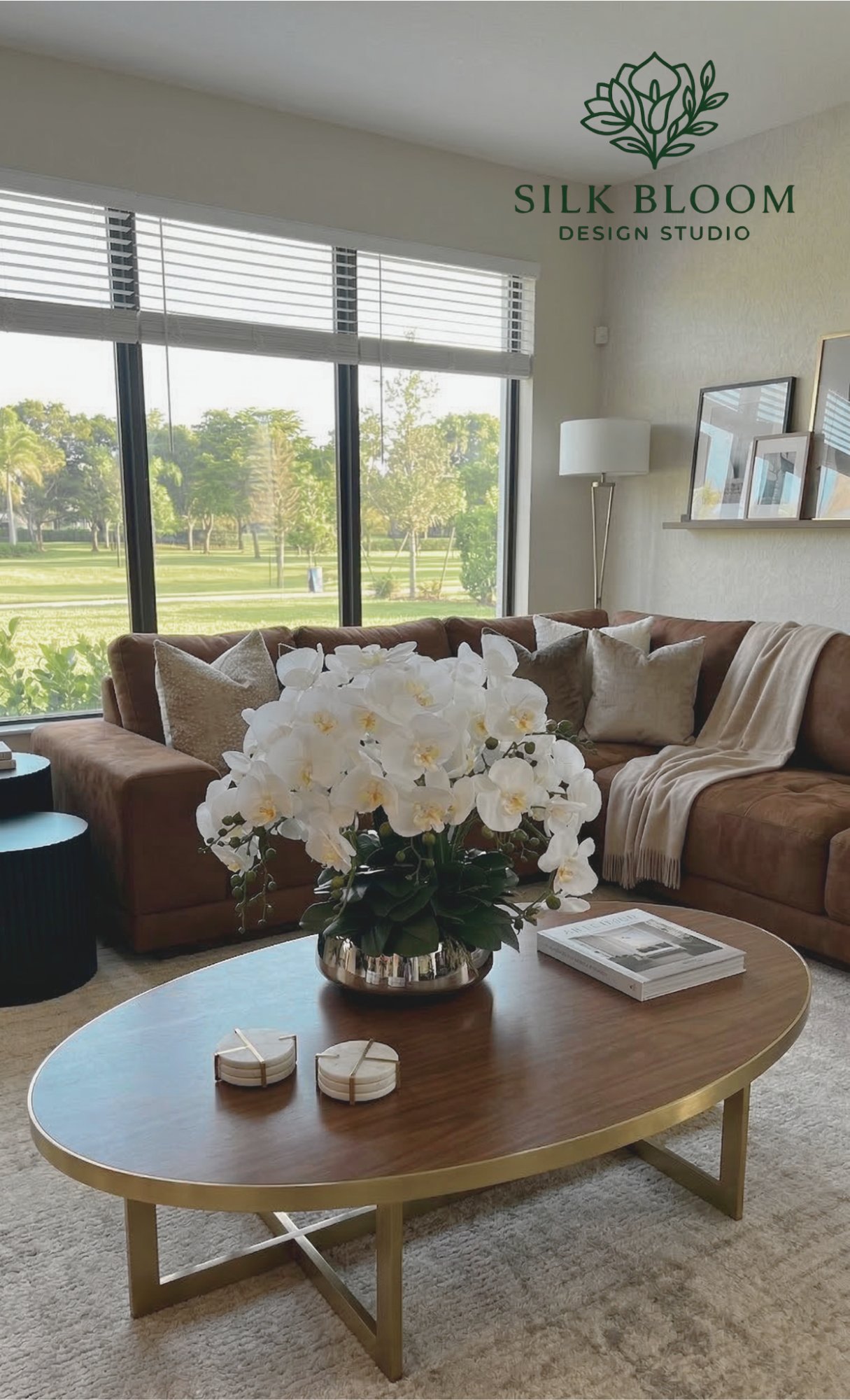 The Grand White Orchid Centerpiece