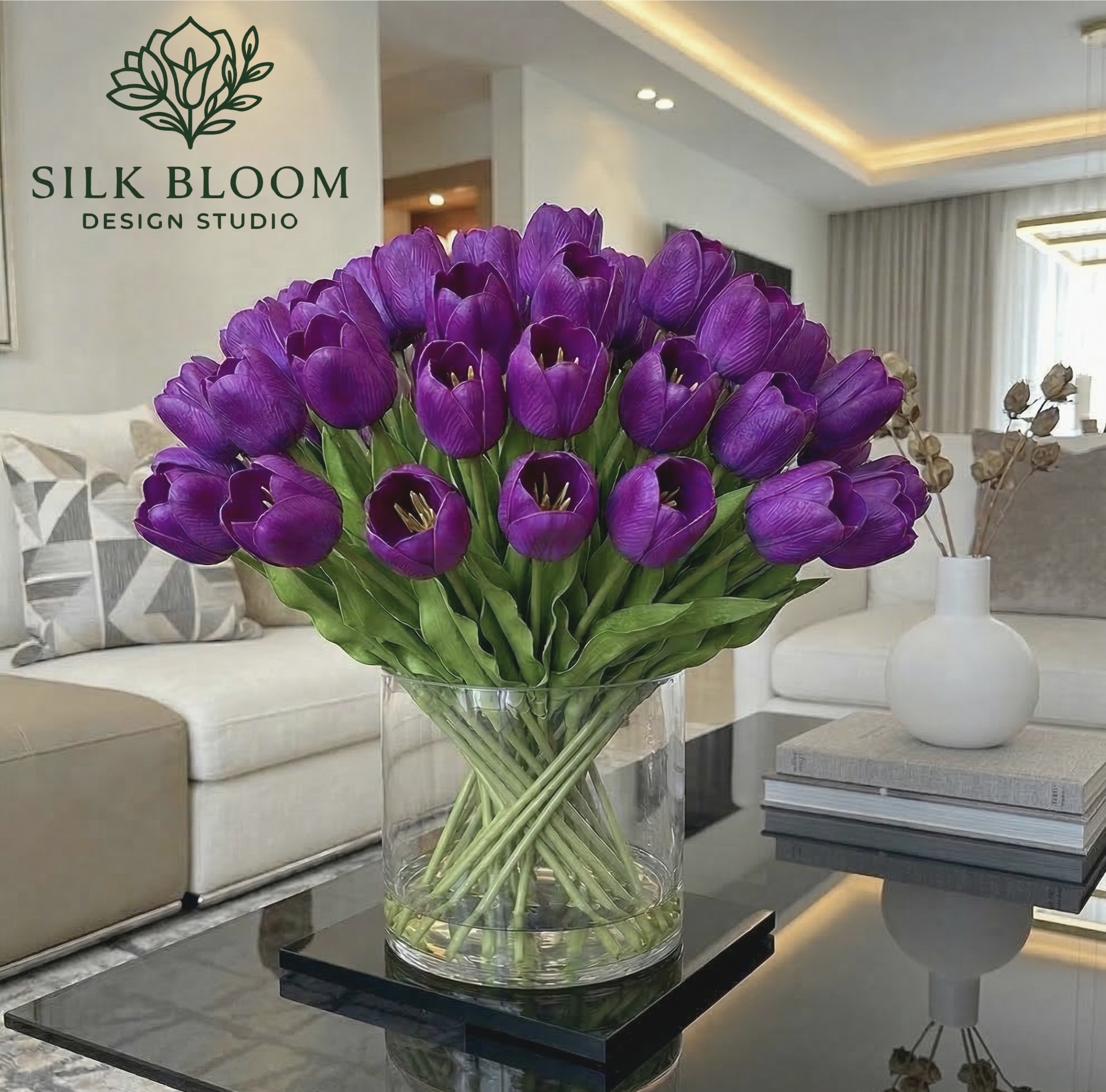 The Royal Purple Tulip Bouquet