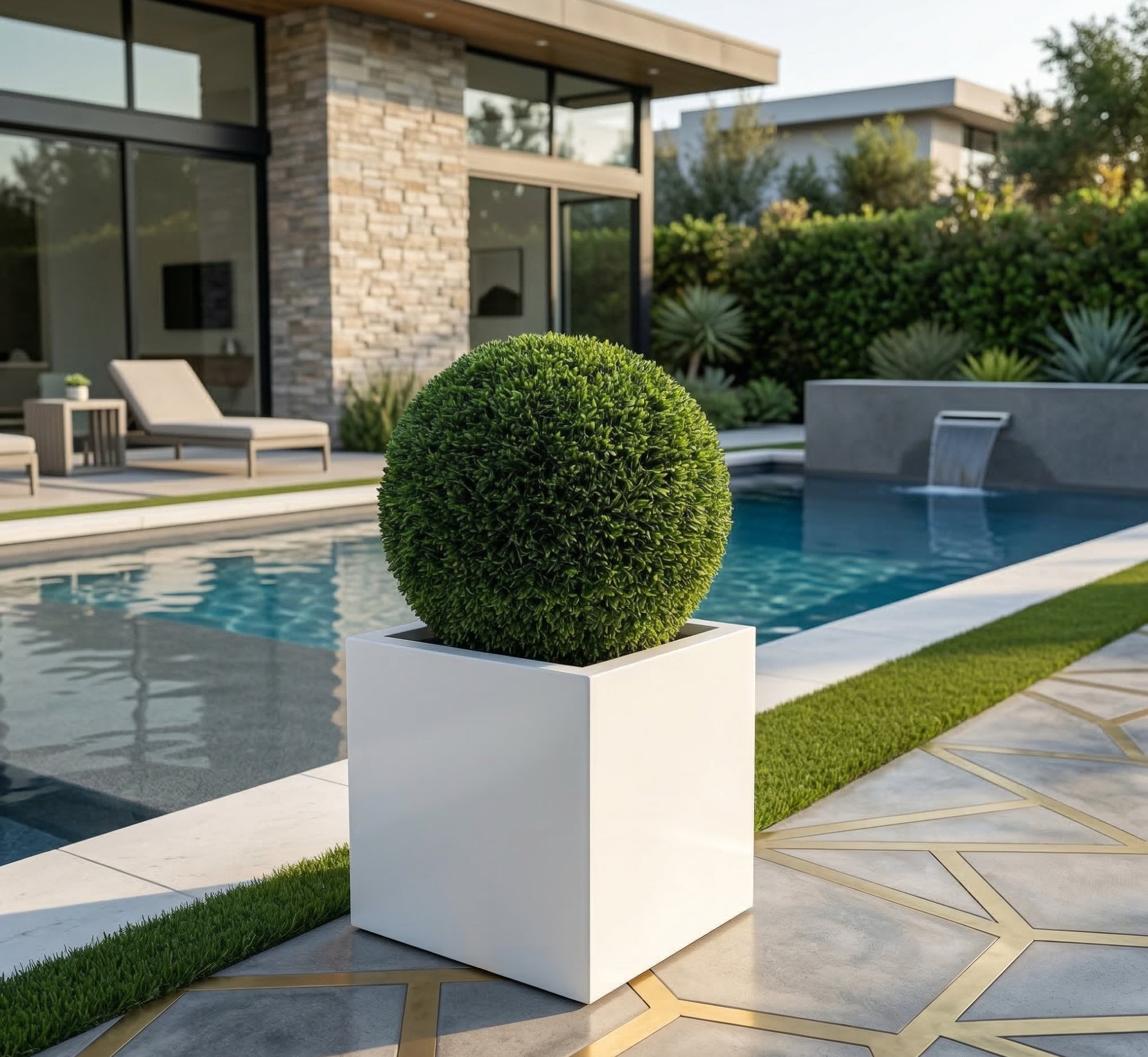 The Poolside Ball Topiary